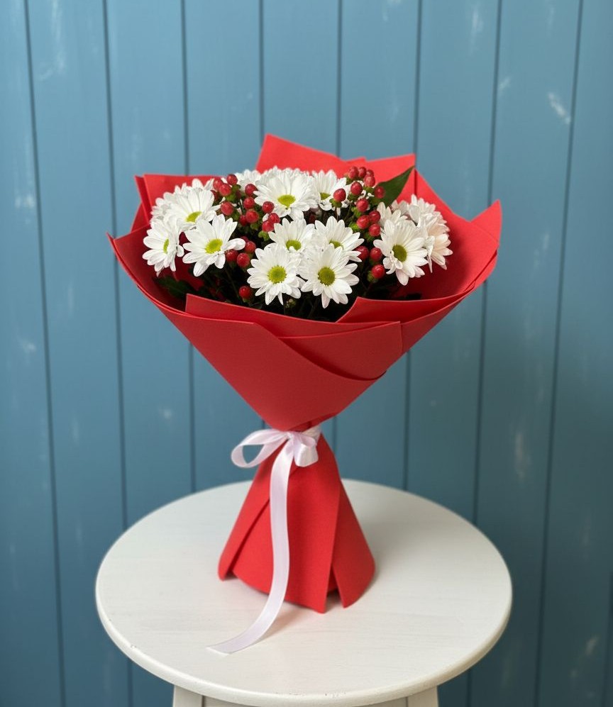 Букет цветов из: Хризантемы в Судиславле