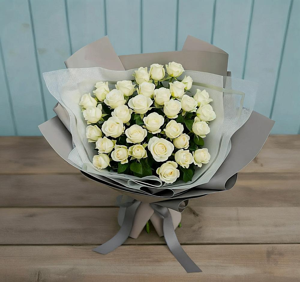Букет Белоснежная нежность в Судиславле