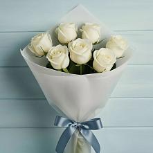 Букет 7 Белых роз Эдлесс Лав #REPLACE_PRED# Судиславле