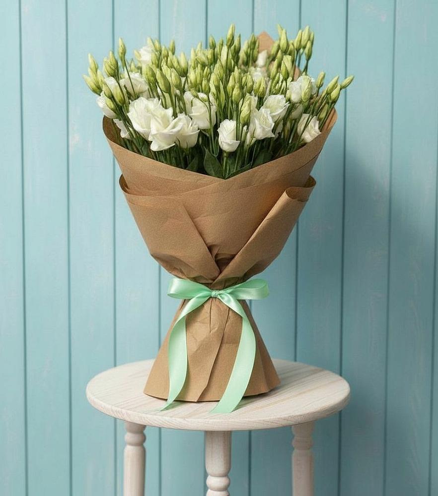 Букет цветов из: Лизиантусы в Судиславле