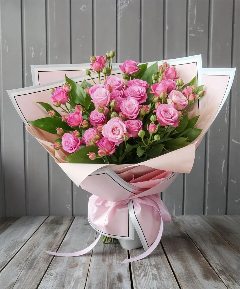 Букет Розовый кустик в Судиславле