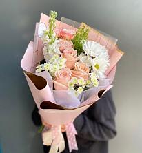 Букет цветов из:  Хризантемы и Розы в Судиславле