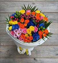 Букет цветов из:  Розы и Хризантемы в Судиславле