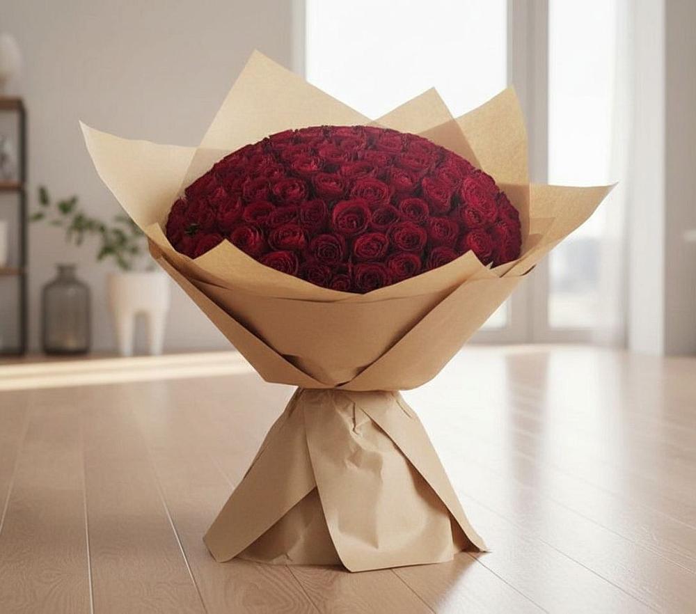 Букет 101 Красная роза в Судиславле