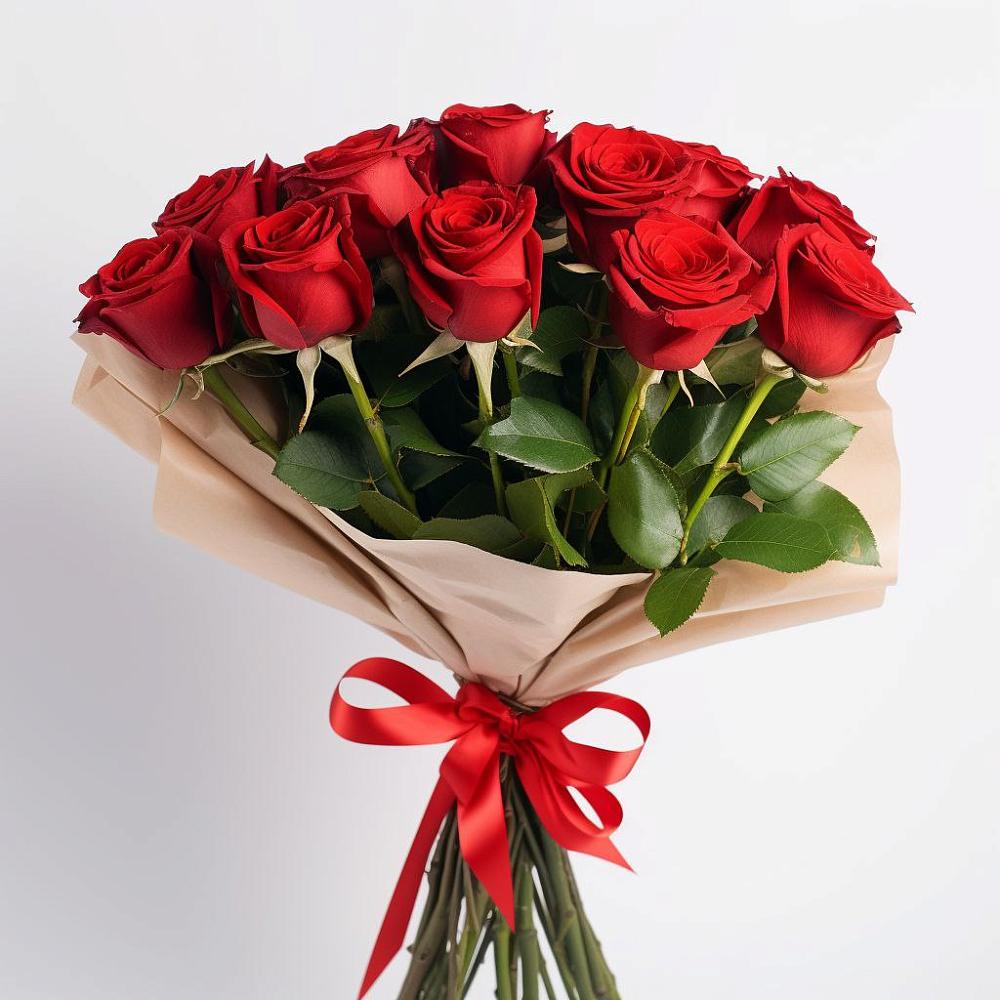 Букет 11 Красных роз Эдлесс Лав в Судиславле